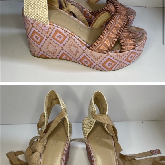 Theodora & Callum Biarritz Wedge Sandals - Picture 6 of 10